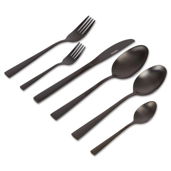 Cutlery set - black