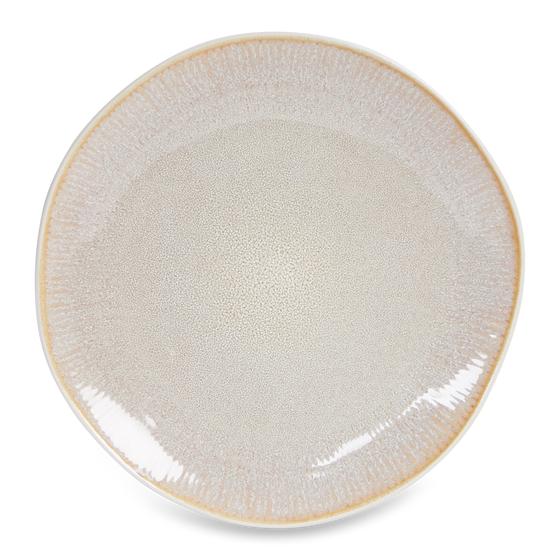 Dinner set with reactive glaze - sand - dinner plate