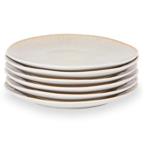 Dinner set with reactive glaze - sand - 22 cm plate set