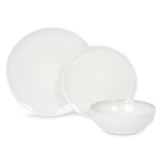 Reactive Glaze tableware set - off-white - overview