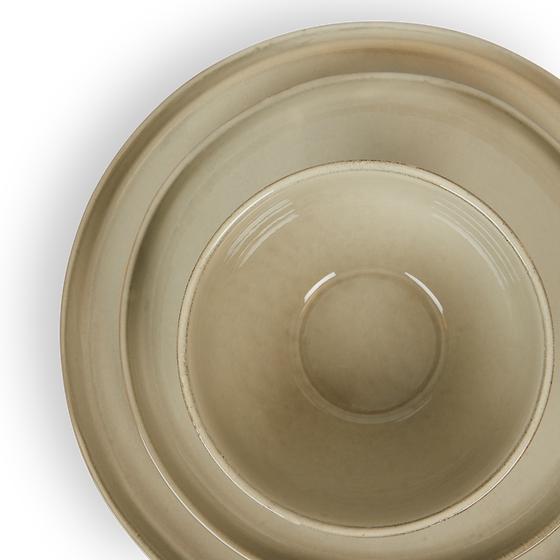 Earthenware tableware set - stone grey from upfront