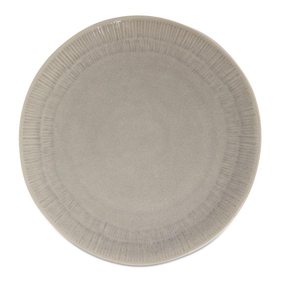 Handmade tableware - breakfast plate top view