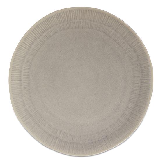 Handmade tableware - dinner plate top view