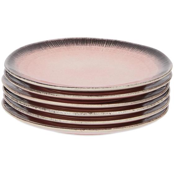 Handmade tableware - breakfast plates stacked