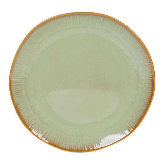 Handmade tableware - plate top view