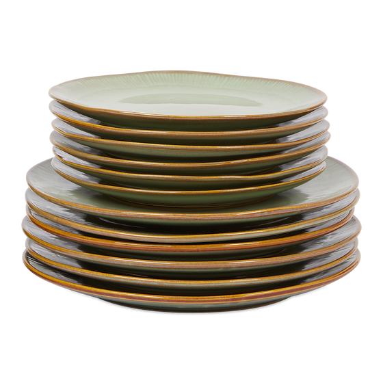 Handmade tableware - plates stacked