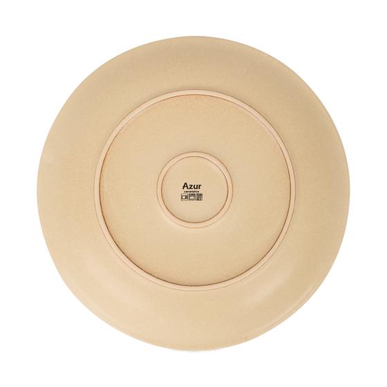 Bordenset Clay - beige achterkant bord