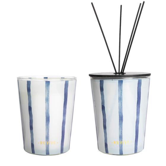 XL geurkaars en geurstokjes set van 2 | 30 uur brandtijd | 500 ml