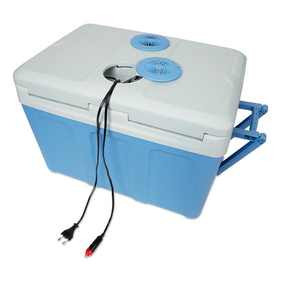 Coolbox 40 litres 12V, 230V thermoelectric cables