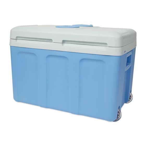 Coolbox 40 litres 12V, 230V thermoelectric, angle