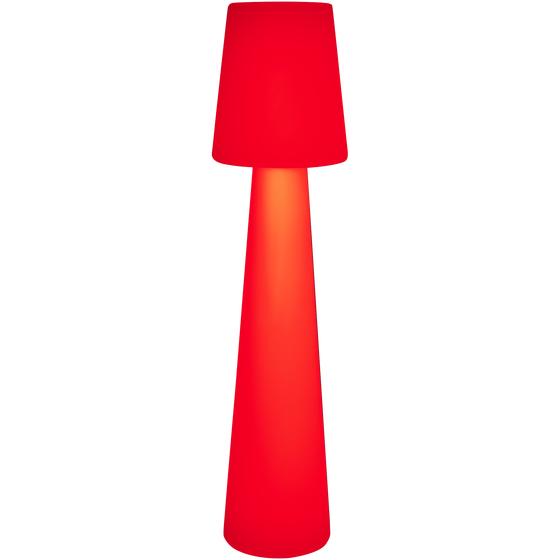 XXL design floor lamp - red light