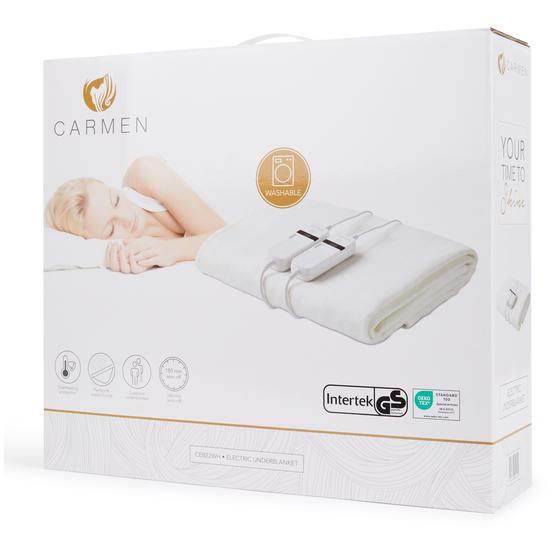 Electric blanket in packaging