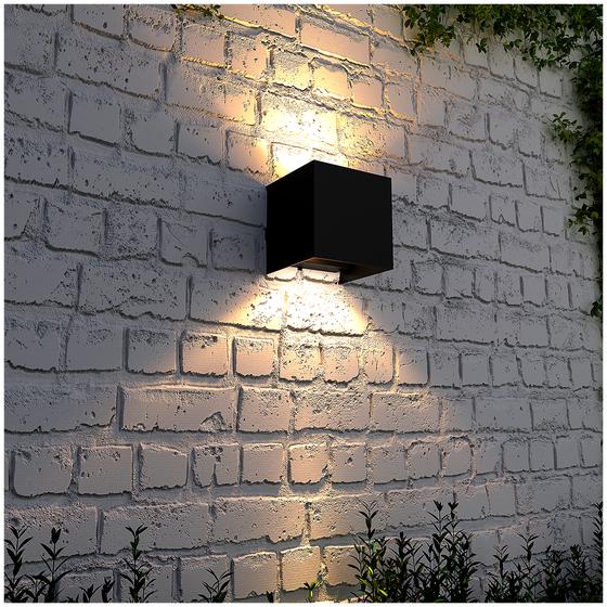 LSC Smart Outdoor wall lamp on the wall