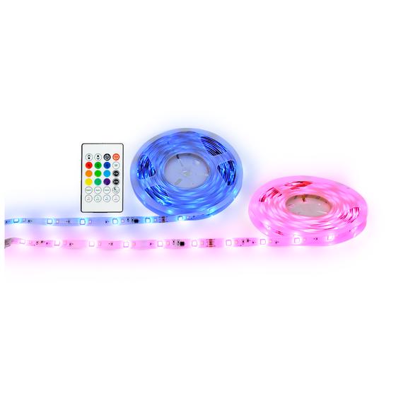 Rubans LED connectés pink and blue