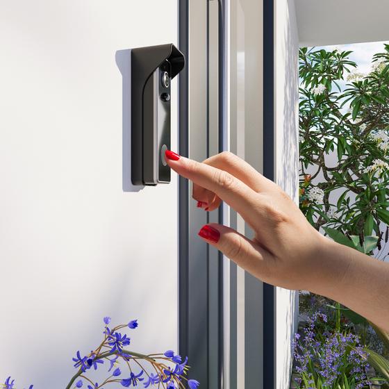 LSC Smart Connect video doorbell in use