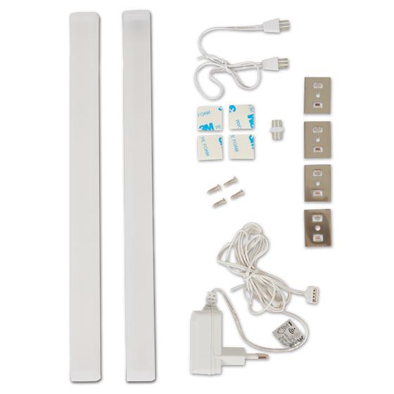 LSC Smart Connect rectangular cabinet lights - complete set with all parts