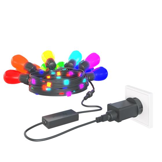 LSC Smart Connect outdoor string lights - coloured lighting