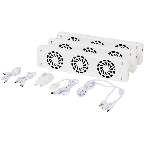 Radiator fan set - 3-piece