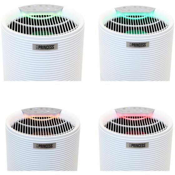 Princess air purifier - showing different colours