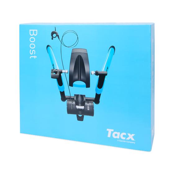 Garmin Tacx Boost cycle trainer in packaging