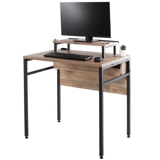 Desk with monitor holder