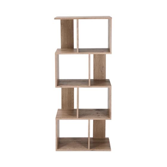 Shelves brown eight compartments