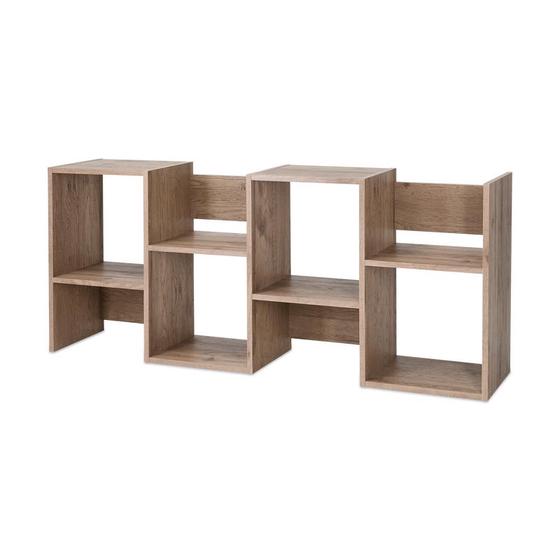 Horizontal shelves