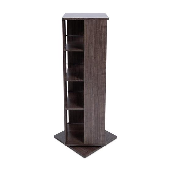 Swivel cabinet Dark Brown angle