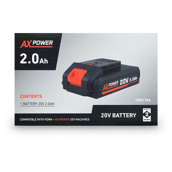 Packaging FERM AX-Power 2.0 Ah battery