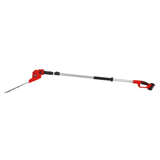 Hedge trimmer with the battery
