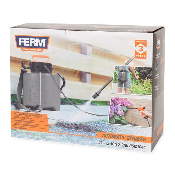 FERM pressure sprayer - packaging