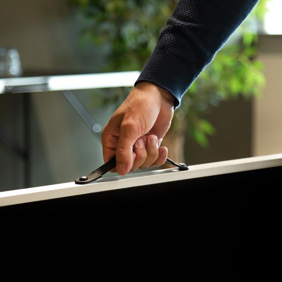 Multifunctional table set - someone holding table