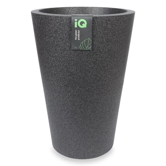 iQ The Green Protector flower pot - front view with label