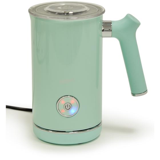 Milk frother with retro look - active