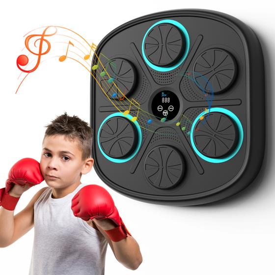 Bluetooth boxing machine with music - with child boxer
