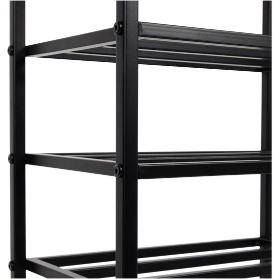 Wine cabinet with wine rack and glass holders