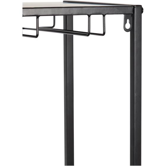 Wine cabinet with wine glass holders - wall mounting