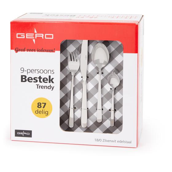 Gero cutlery set 87-piece - packaging