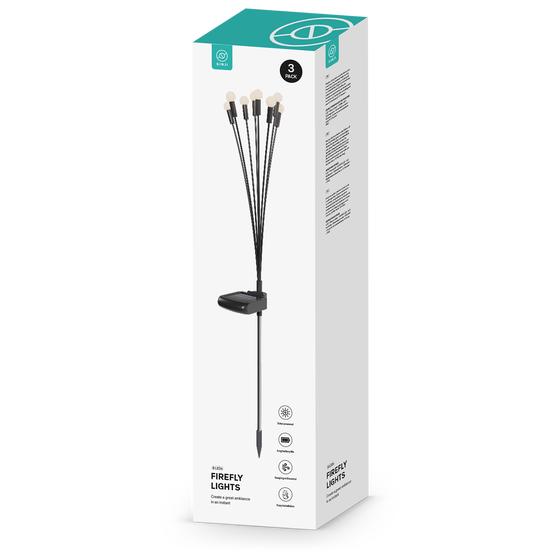 Verpakking van de Firefly tuinverlichting - Set van 3 stuks