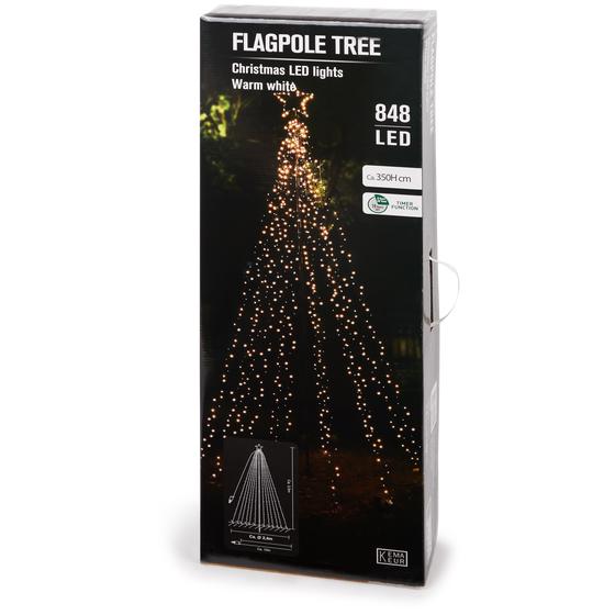 Led-kerstboom XXL voor buiten verpakking