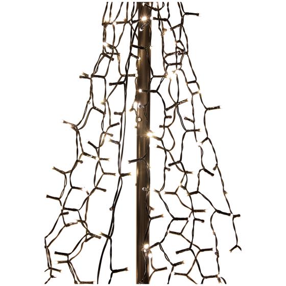 Outdoor LED Christmas tree XXL - lights switched on