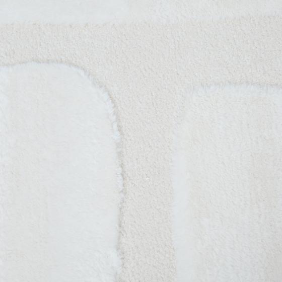 Close-up faux fur deep-pile rug