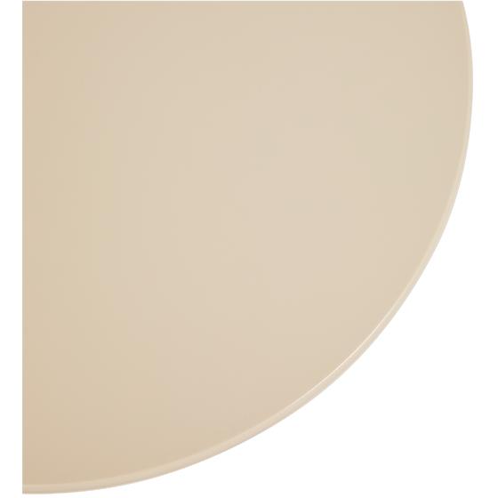 Ribbed side tables - taupe - close-up of top