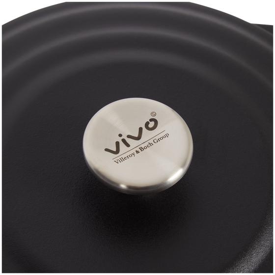 Vivo casserole - round handle lid