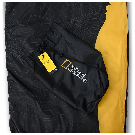 National Geographic sleeping bag with stuff sack