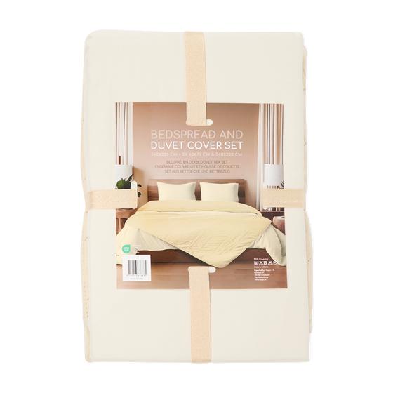 Bedspread and duvet cover set - packaging