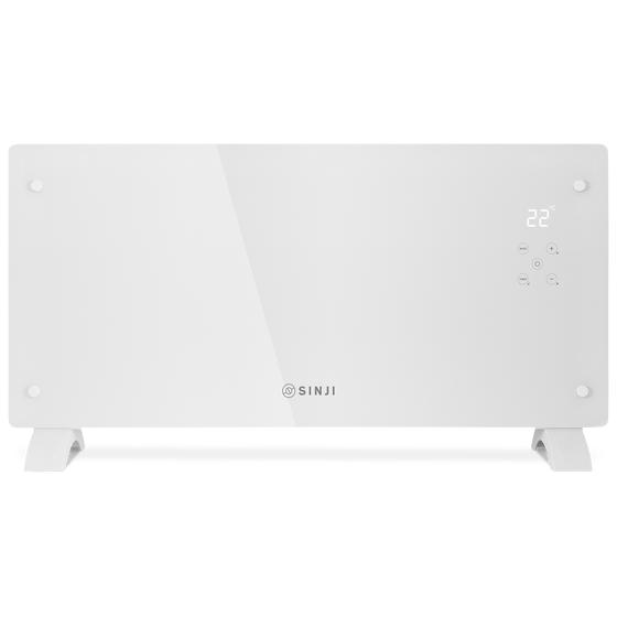 Sinji glass smart panel heater – White standing