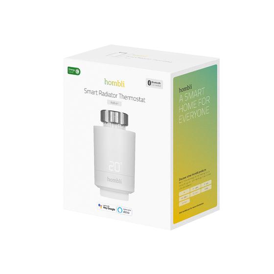 Hombli smart radiator thermostat add-on - in packaging