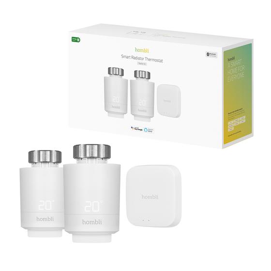 Hombli smart radiator thermostat starter kit - in packaging