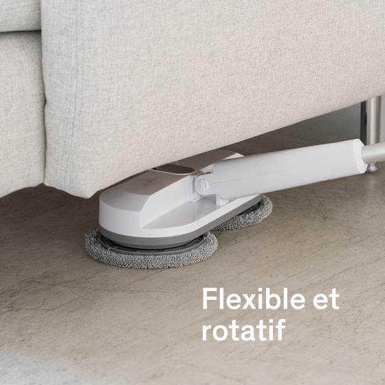 Serpillière électrique flexible et rotative